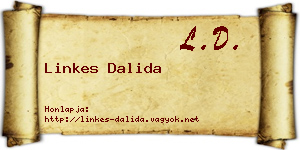 Linkes Dalida névjegykártya